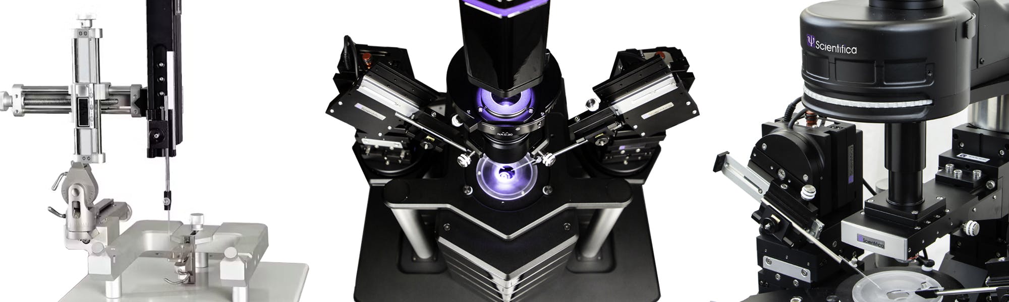 High-quality, cost-effective solutions for a range of applications including patch clamp and extracellular electrophysiology and optogenetics