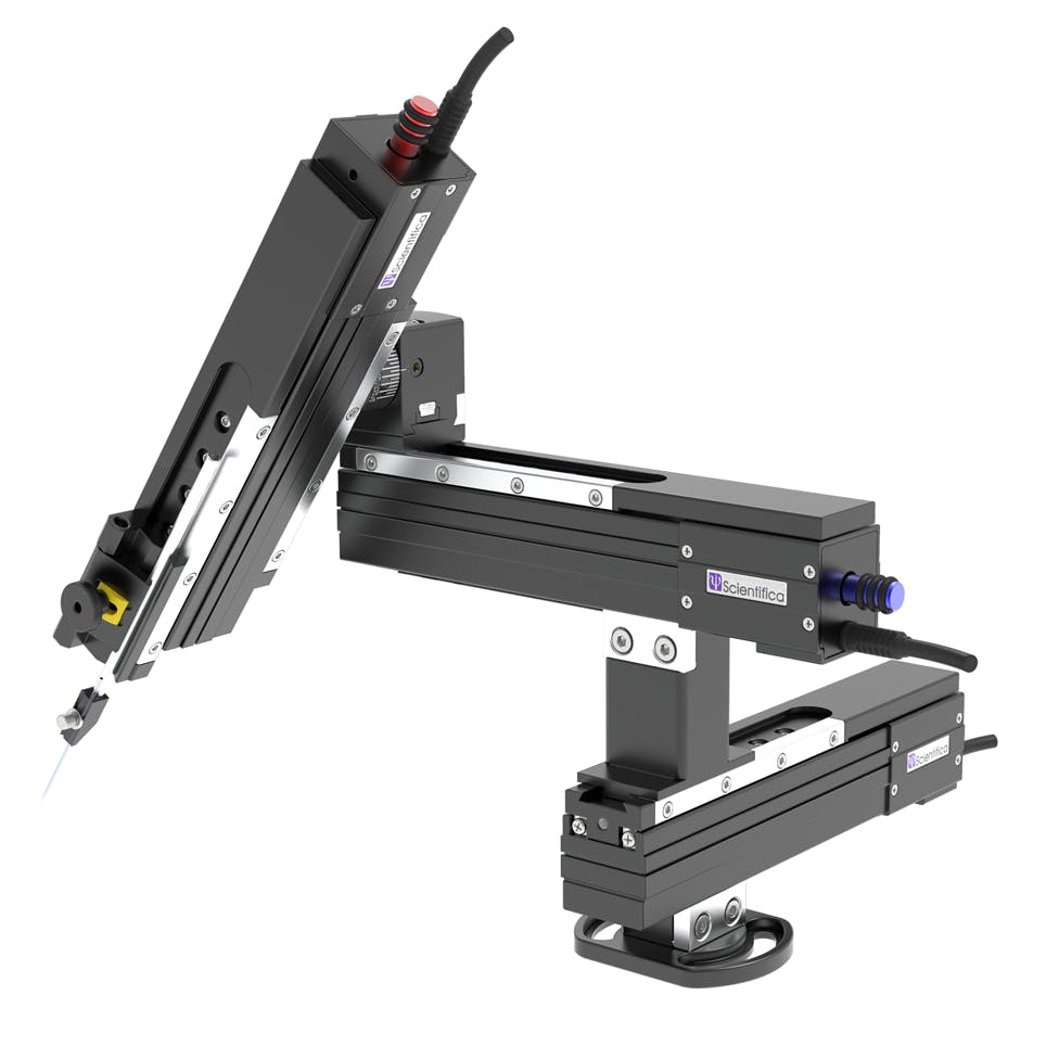 Three axis motorised manipulator