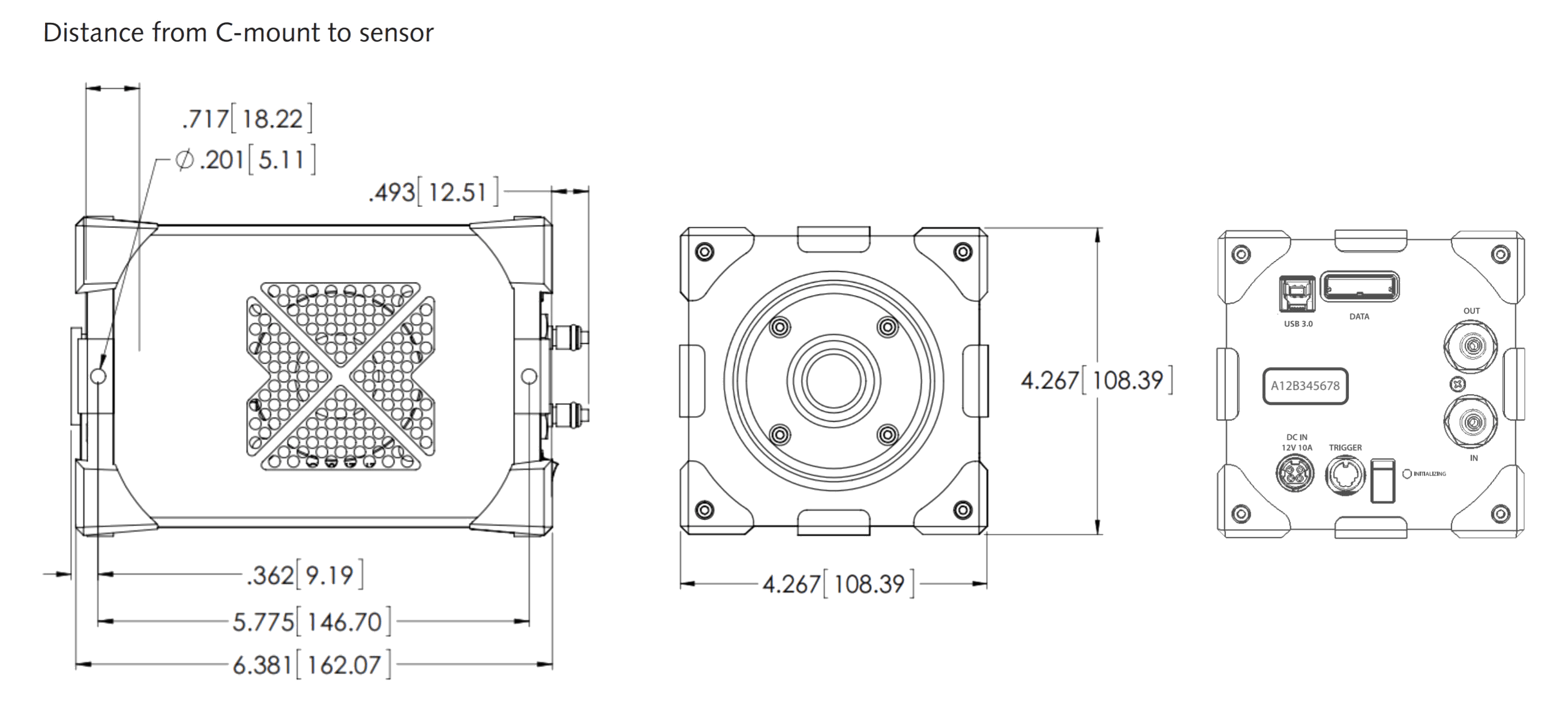 Photometrics Prime BSI camera schematics