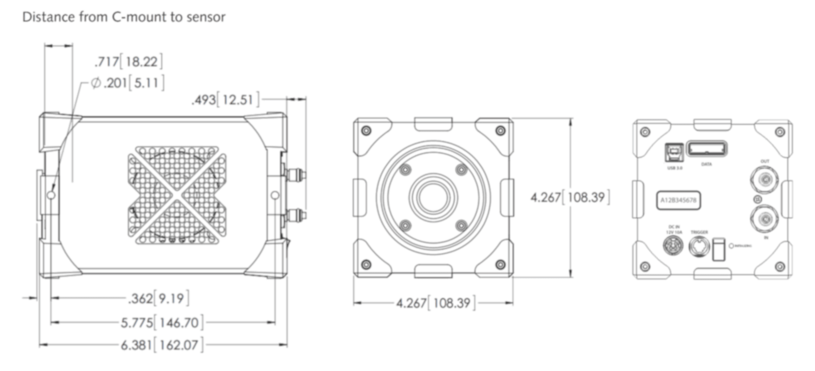 Photometrics Prime BSI Scientific CMOS Camera Technical Data