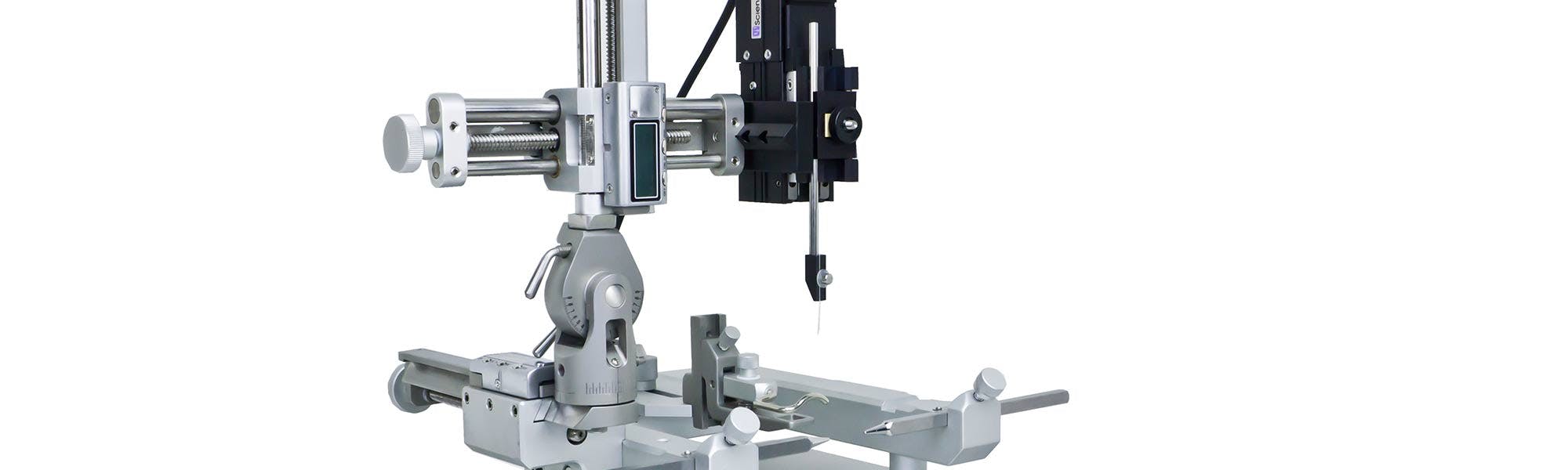 Scientifica's range of tools and equipment for microinjection.