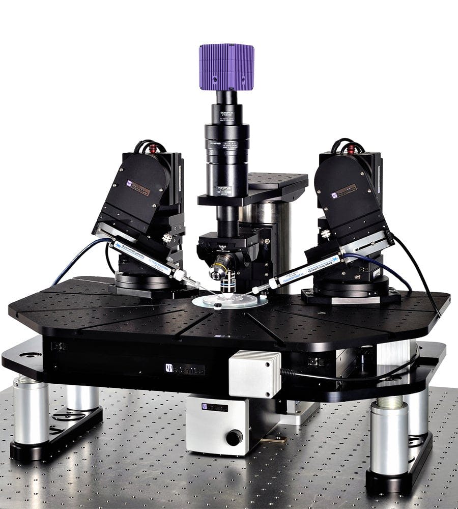 Integrated patch clamp electrophysiology rig