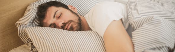 Man sleeping Canva