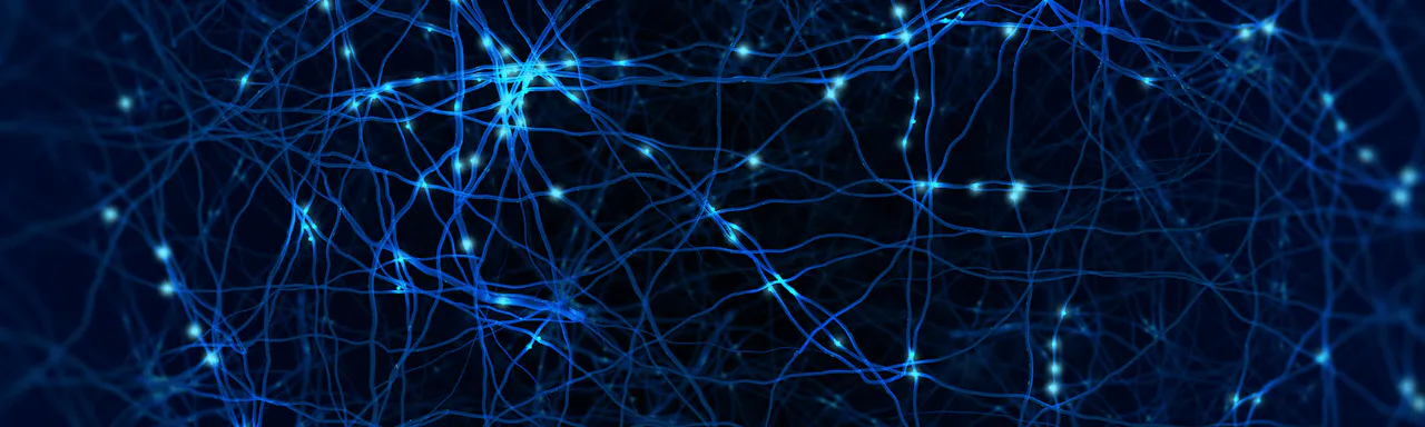 Interconnected neurons with electrical pulses