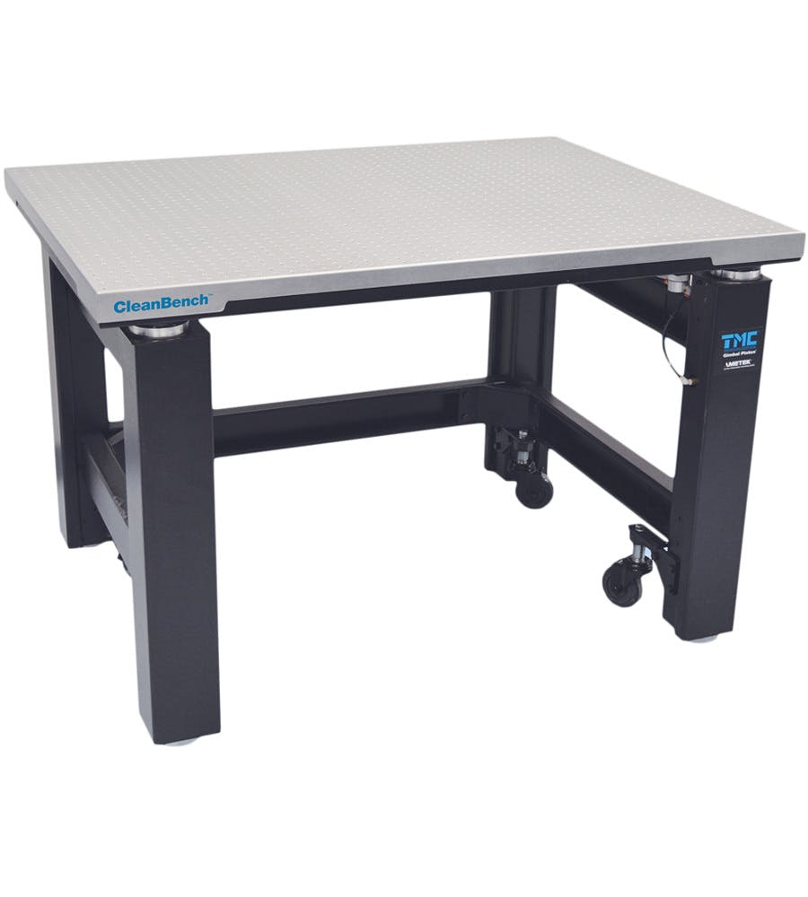 TMC CleanBench with Gimbal Piston Vibration Isolation