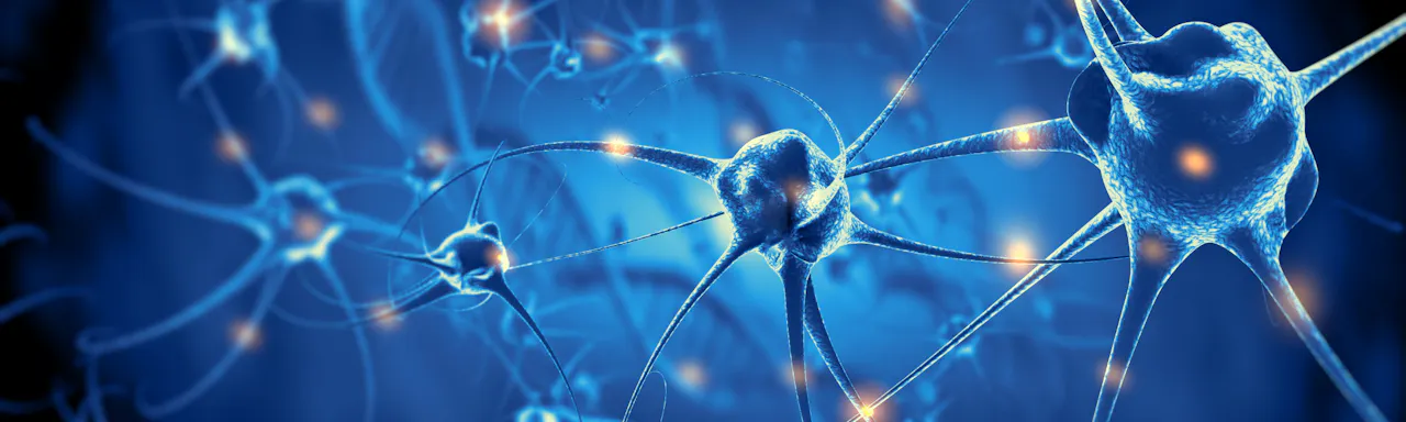 Active nerve cells image