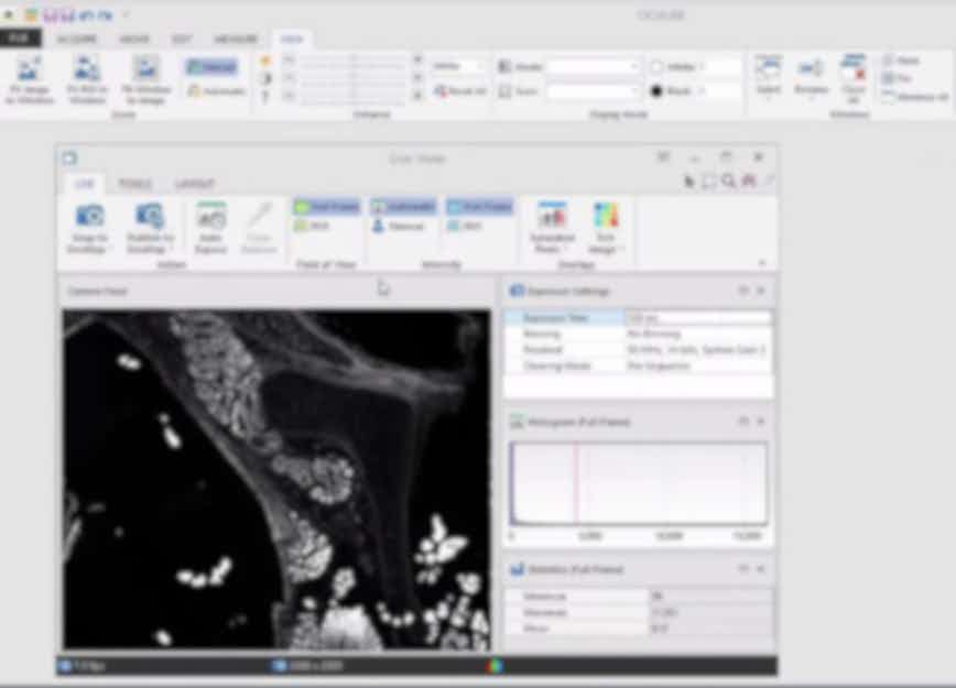 Occular software screenshot